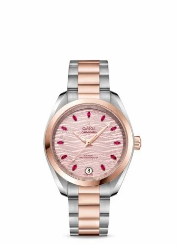 Omega Seamaster Aqua Terra 150M Master Chronometer 34 Stainless Steel / Sedna Gold / Pink - Ruby / Bracelet 220.20.34.20.60.001 (22020342060001)